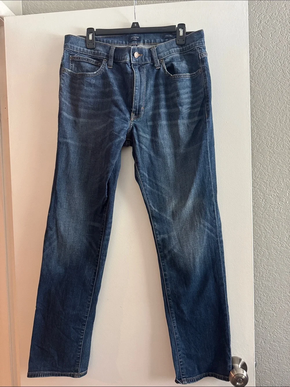 J. Crew Indigo Straight-Leg Men’s Jeans